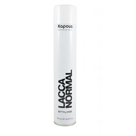 Лак для волос аэрозольный нормальной фиксации Kapous Professional, 500 мл