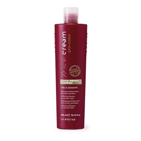 Шампунь для окрашенных волос с рубиновой и бриллиантовой пудрой Color Perfect Shampoo Inebrya R+B+E+C, 300 мл