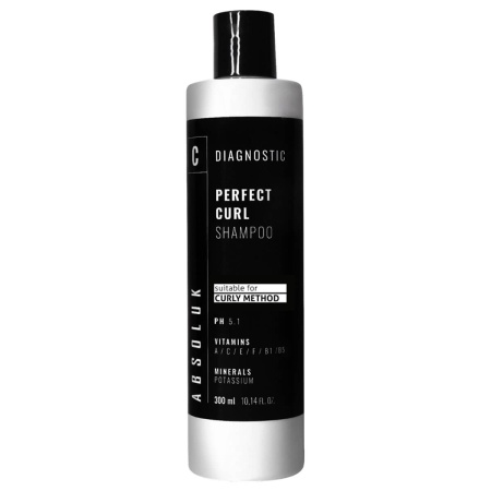 Шампунь для кудрявых волос Absoluk Diagnostic Perfect Curl Shampoo, 300 мл