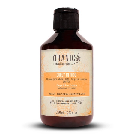 Шампунь для кудрявых волос «Увлажнение и питание» Ohanic Natural Hair Care Curly Method Curly Hair Shampoo Low Poo, 250 мл