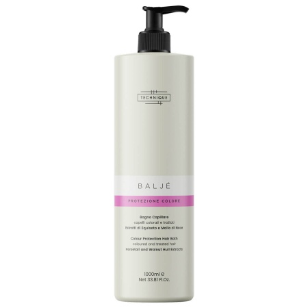 Шампунь профессиональный для окрашенных и осветленных волос Technique Baljé Color Protection Hair Bath Horsetail & Walnut Hull Extracts, 1000 мл