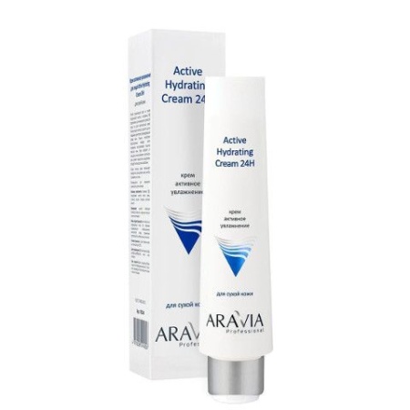 Крем для лица активное увлажнение Active Hydrating Cream 24H Aravia Professional 100 мл