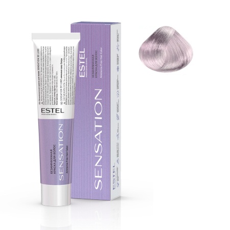 Краска для волос без аммиака Estel Sensation DeLuxe 10/61 Светлый блонд Фиолетово-пепельный, 60 мл