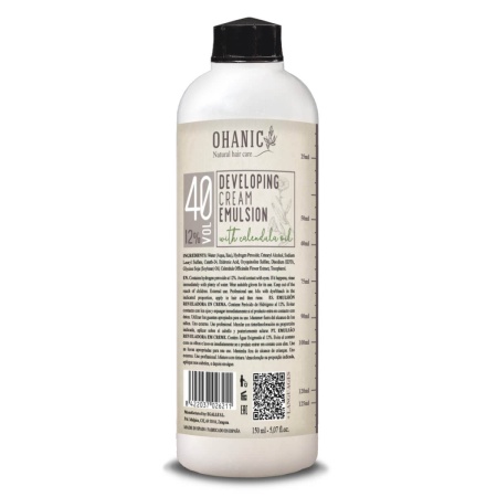 Окислительная эмульсия для краски Ohanic Cream Developer Emulsion (40 vol) 12%, 150 мл
