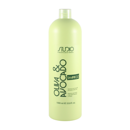 Шампунь для всех типов волос увлажняющий Kapous Studio с маслами авокадо и оливы, 1000 мл
