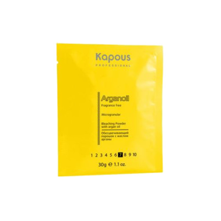 Обесцвечивающий порошок с маслом арганы для волос Kapous Professional, 30 г