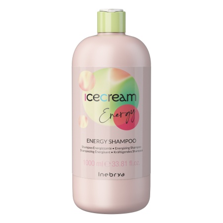 Энергетический шампунь против выпадения волос Shampoo Energy Inebrya Ice Cream, 1000 мл