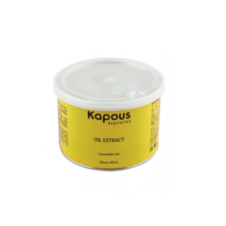 Жирорастворимый воск с экстрактом масла Авокадо в банке Kapous Depilation 400 мл