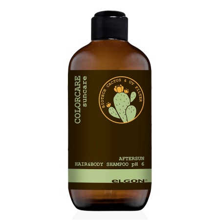 Бессульфатный шампунь для волос и тела Suncare Hair&Body Shampoo Colorcare Elgon, 500 мл