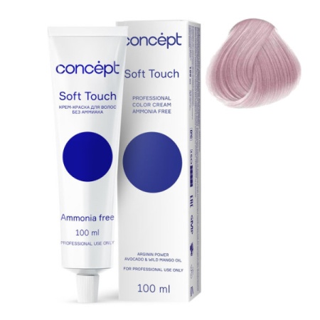 Крем-краска Concept Soft Touch 10.65 Очень светлый блондин Фиолетово-красный 100 мл