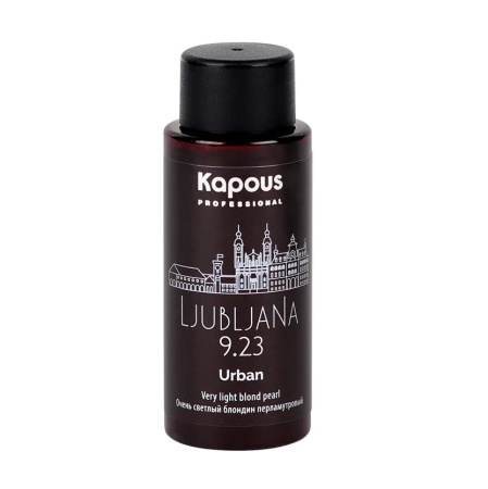Безаммиачная краска для волос «Urban» Kapous Очень светлый блондин перламутровый Любляна 60 мл