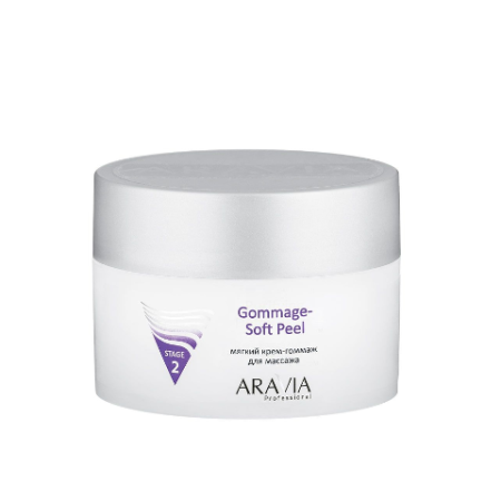 Мягкий крем-гоммаж для лица Aravia Gommage Soft Peel 150 мл