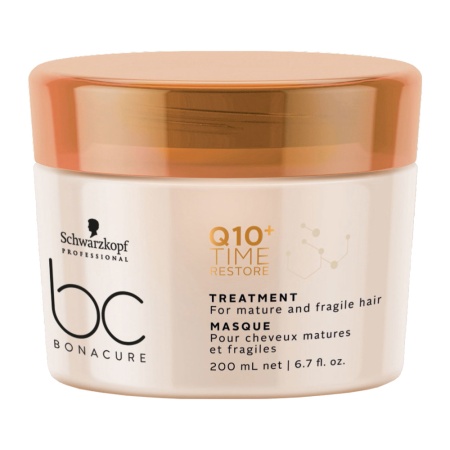Смягчающая маска Schwarzkopf Professional Q10+ Time Restore BC, 200 мл