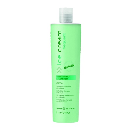 Шампунь для ежедневного применения мятный освежающий Shampoo Refreshing Mint Inebrya R+B+E+C, 300 мл