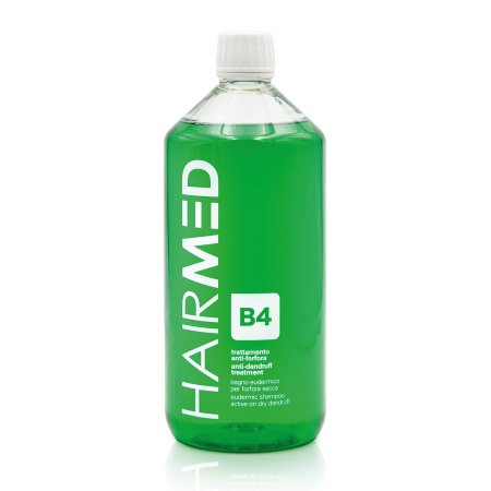 B4 Шампунь против сухой перхоти Eudermic Shampoo Active on Dry Dandruff  Hairmed, 1000 мл
