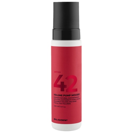 Мусс для объема волос средней фиксации Elgon Affixx Volume Pump Mousse, 240 мл