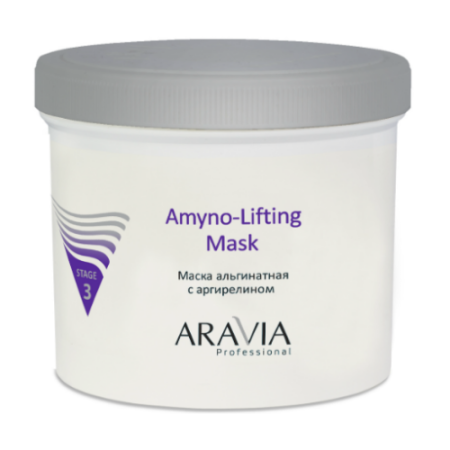 Альгинатная маска для лица Aravia Amyno-Lifting с аргирелином 550 мл
