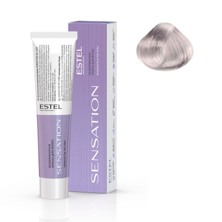 Краска для волос без аммиака Estel Sensation DeLuxe 10/16 Светлый блонд Пепельно-фиолетовый, 60 мл