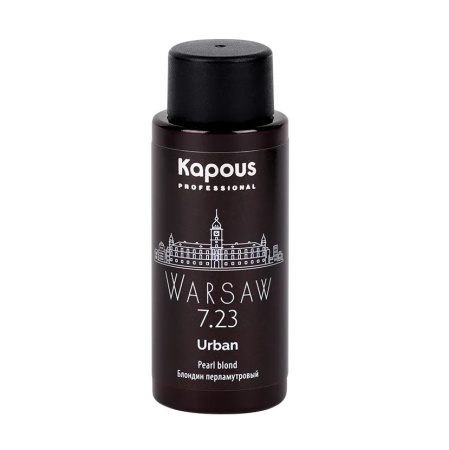 Безаммиачная краска для волос «Urban» Kapous Блондин перламутровый Варшава 60 мл