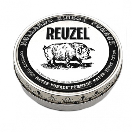 Матовая помада сильной фиксации для укладки Concrete Hold Matte Pomade Reuzel 35 г