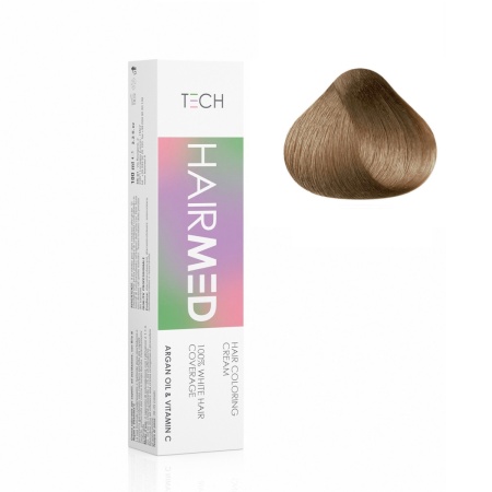 Перманентная крем-краска для волос Hairmed 8W Светло-русый Натуральный теплый 100 мл