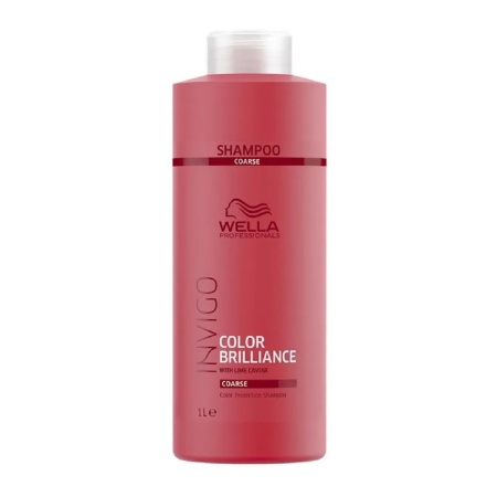 Шампунь для защиты цвета Wella Invigo Brilliance Line нормальных  и тонких волос, 1000 мл