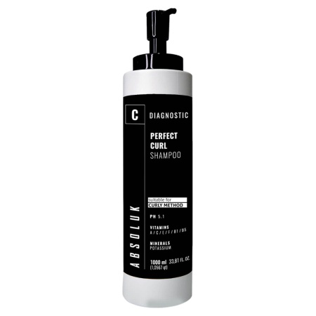 Шампунь для кудрявых волос Absoluk Diagnostic Perfect Curl Shampoo, 1000 мл