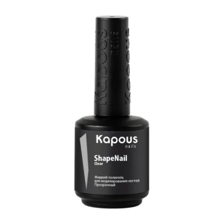Жидкий полигель для моделирования ногтей «ShapeNail» Kapous, Прозрачный