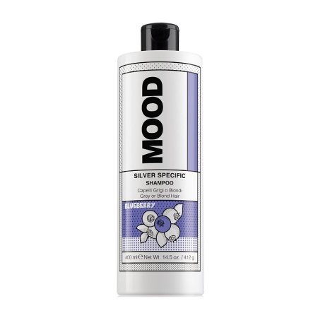 Шампунь «Серебристый» для осветлённых волос Silver Specific Shampoo Mood, 400 мл